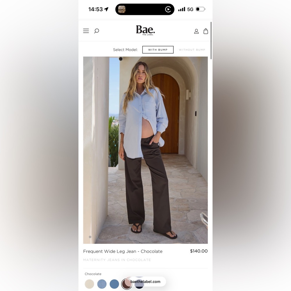 Bae. Ladies Maternity Jeans